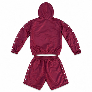 Conjuntos de pantalones cortos de nailon para hombre, ropa de calle de verano, conjunto de nailon para hombre, chándal cortavientos, conjunto de 2 piezas, ropa de calle, traje de nailon. - Product Image 3