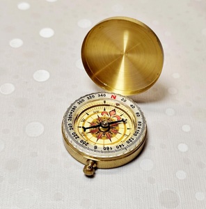 Hand Finished <b>Antique</b> Brass Nautical <b>Compass</b> with Classic Design Marine Navigation Instrument for Desk Decoration - Product Image 4