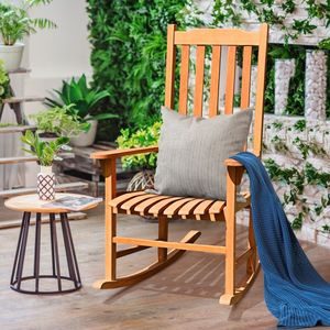 Fauteuil à bascule d'extérieur individuel pour terrasse et jardin, idéal pour la détente - Product Image 2
