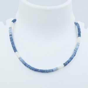 Natural Blue <b>Opal</b> Smooth Heishi Tyre Gemstone Choker <b>Necklace</b> 6mm <b>Opal</b> Jewelry For Women Blue <b>Opal</b> <b>Necklace</b> Wholesale Price Bulk - Product Image 5