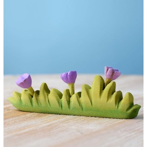Plateau de rangement en plastique vert en forme de fleur de dessin animé, type rectangulaire sur pied pour l'organisation de la chambre - Product Image 6
