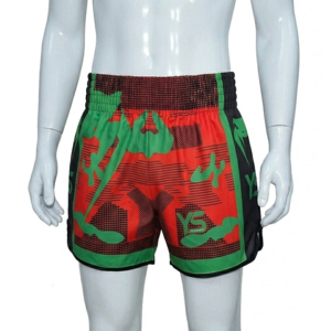 กางเกงมวยไทยชายคุณภาพสูง ผ้าไหม/ผ้าซาติน เป็นมิตรกับสิ่งแวดล้อม ระบายอากาศได้ดี แห้งเร็ว น้ำหนักเบา เอวสูง - Product Image 2