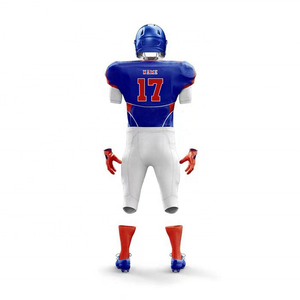 Uniformes de football américain personnalisés avec votre nom et numéro d'équipe, imprimés par sublimation, 100 % polyester, en vente en ligne - Product Image 3