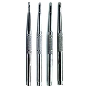Astrin Surgical Dental Ridge <b>Chisels</b> with Mead Mallet 5-Piece Bone Splitting Surgical Implant Instruments Set for Precision - Product Image 3