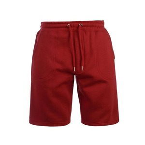 Shorts de jogging décontractés pour hommes en molleton de coton respirant, taille élastique, longueur genou, tricotés, avec cordon de serrage, vente en gros - Product Image 4