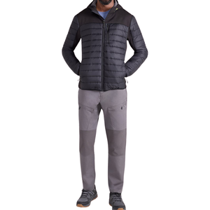 Gilet sans manches matelassé à blocs de couleur pour femmes, panneaux, logo frontal, séchage rapide, personnalisable, marque en gros - Product Image 2