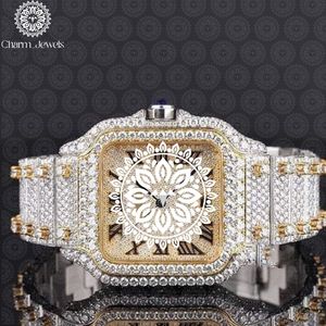 Reloj de Lujo Charm_Jewels con Caja de Acero Inoxidable de 40 mm, Movimiento Mecánico Analógico, Esfera de Cristal de Zafiro, Fecha Automática y Resistente al Agua - Product Image 4