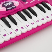 Clavier multifonctionnel pour enfants, jouet électronique, piano éducatif unisexe, plastique ABS transparent, D.J. K16 Batterie 3+ ans de durée