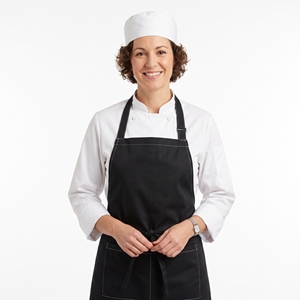 Tablier de cuisine professionnel sans manches pour femme, résistant à l'eau, en polyester, OEM ODM, vente en gros, usine, personnalisé - Product Image 1