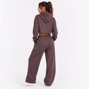Conjunto de Ropa Informal para Mujer, Top de Manga Larga Suave y Pantalones Cómodos para un Estilo Casual - Product Image 2
