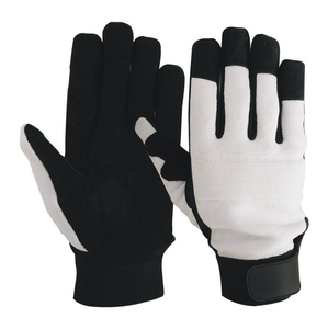 Guantes de Trabajo Mecánico Resistentes al Calor, Talla XL, Cuero Sintético Antideslizante, Puño Reforzado, Protección, Logotipo Personalizado OEM, Guantes Industriales - Product Image 5