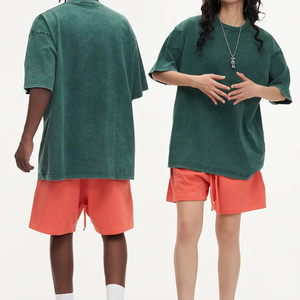 เสื้อยืดโอเวอร์ไซส์ผู้ชาย ผ้าฝ้าย ระบายอากาศดี สไตล์ลำลอง สตรีทแวร์ แฟชั่น รับผลิตเสื้อผ้า OEM - Product Image 1