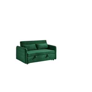 โซฟาเบดกำมะหยี่แบบปรับเปลี่ยนได้ขนาด 55 นิ้ว พร้อมช่องเก็บของที่วางแขนแบบถอดได้ 2 ช่อง และหมอนแบบดึงออกได้ 2 ใบ เฟอร์นิเจอร์ห้องนั่งเล่นทันสมัย - Product Image 4