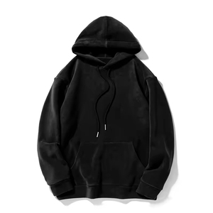 Sudaderas con capucha personalizadas con logo bordado o estampado, de algodón 100% grueso, con hombros caídos, lavado ácido, estilo casual para hombre. - Product Image 5