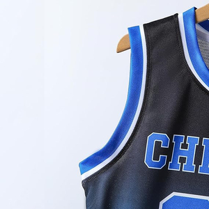 Maillot de basket-ball pour hommes, personnalisé, écologique, léger, respirant, séchage rapide, dernier design, polyester, haute qualité, prix bas - Product Image 4