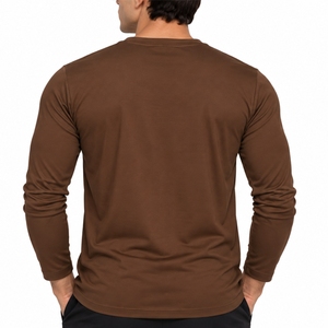 <b>Men</b> <b>Long</b> Sleeve <b>T</b> <b>Shirt</b> For Casual Everyday Wear Smooth Fabric Feel Classic Crew Neck Clean Front Design Easy Daily Wear <b>T</b> <b>Shirt</b> - Product Image 2