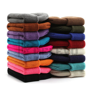 All Colors Beanie <b>Cap</b> with Inner And Outer Lining Soft Warm <b>Winter</b> <b>Cap</b> Men's And Women's Customizable Logo Wholesale - Product Image 5