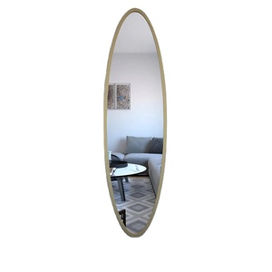 Miroir ovale pleine longueur au design minimal Dernière conception en métal Miroir mural dans un nouveau style Miroir mural fait main - Product Image 1
