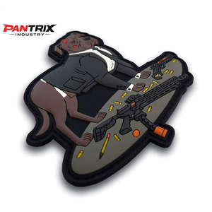 Patch en caoutchouc PVC personnalisé de haute qualité pour la marque de vêtements, logo durable, imperméable, souple et flexible pour les vêtements et les uniformes - Product Image 4