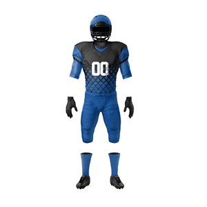<b>Light</b> Weight Breathable Short Sleeve Custom American Football Uniform Plus Size High Quality Plain Color Mesh Fabric Sublimated - Product Image 4