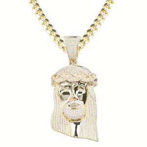 จี้หน้าฮิปฮอปแบบกำหนดเองสำหรับผู้ชาย จี้เพชรโมอิสซาไนต์ VVS ระยิบระยับ เครื่องประดับ 3 มิติ จี้เงินแท้ S925 - Product Image 2