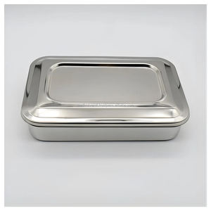 Caja de Esterilización Manual de Acero Inoxidable para Instrumentos Dentales, Bandeja Quirúrgica Perforada, Certificación CE ISO, OEM ODM, Reutilizable, Médica - Product Image 5