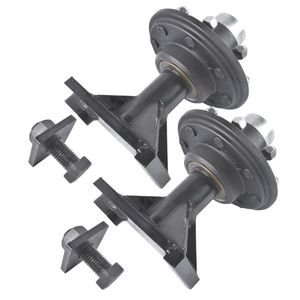 Heavy Duty 8000LB Caster Wheels Shipping Container 8 X 6.5 Lug Bolt on Hub Spindle Kit 8000LB Capacity - Product Image 4