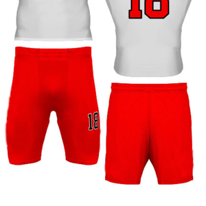 Conjunto de Camiseta de Voleibol Roja Personalizada sin Mangas con Número 18, Impresión Sublimada, Ropa Deportiva Unisex para Adultos - Product Image 4