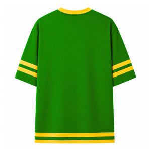 Chemise personnalisée de la sororité Chi Eta Phi, logo brodé sur le devant, couleur verte et jaune, manches courtes, pour femme, vêtements grecs. - Product Image 3