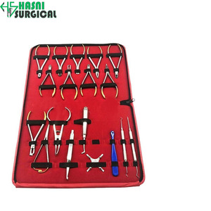 Kit de Instrumentos Dentales de Ortodoncia, Juego de Herramientas Dentales Profesionales de Acero Inoxidable - Product Image 1