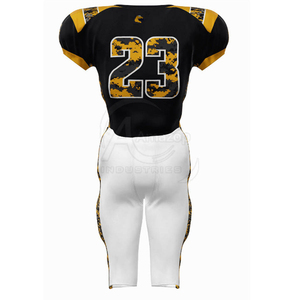 Uniforme de Fútbol Americano Sublimado OEM a Precio de Fábrica, Laterales de Malla Transpirable, Nombre del Equipo, Ropa para el Día del Partido para Bebés y Niños Pequeños - Product Image 2