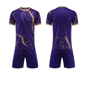 Nuevo Uniforme de Fútbol para Entrenamiento y Partidos, Impresión Digital, Transpirable y de Secado Rápido, Uniforme de Fútbol para Adultos al por Mayor - Product Image 3
