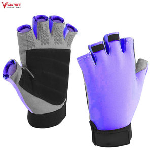 Gants de pêche en polyester demi-doigts en gros, impression personnalisée, marque personnalisée, respirants, antidérapants, anti-UV, fermeture auto-agrippante - Product Image 6