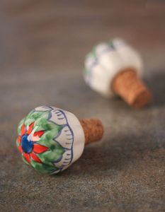 Tapón de Botella de Vino de Cerámica con Impresión Personalizada, Sellador de Corcho Decorativo Reutilizable para Regalos Promocionales, Recuerdos de Boda y Vino - Product Image 4