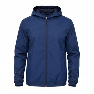 Veste de course personnalisée imperméable, légère, coupe-vent, à séchage rapide, pour l'entraînement, la gym, les sports, veste coupe-vent - Product Image 1