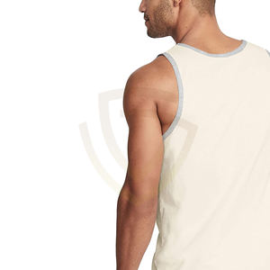 Débardeur de musculation uni à prix abordable, personnalisable avec logo, pour hommes, idéal pour la gym et le sport - Product Image 6