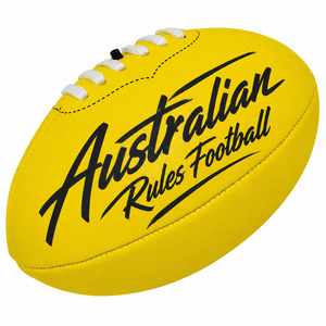 Custom <b>Mini</b> Aussie Rules Football Ball Size 1 2 Rubber PVC OEM Bulk Supplier Promotional Kids Youth Soft Touch Logo Wholesale - Product Image 4