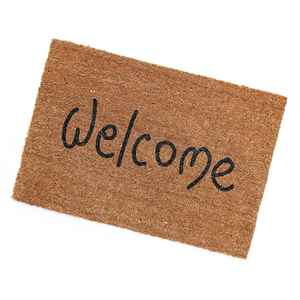 Tapis de porte d'entrée moderne en PVC, rembourré, lavable, antidérapant, durable, absorbant la boue, pour l'extérieur, pour la maison - Product Image 2