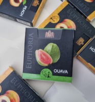 KEMPER HERBALS Arômes de chicha à base de plantes Pomme Double Pomme Menthe Pan Raas 100% à base de plantes Longue durée de conservation 2 ans Pétales de fleurs