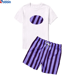 Comfortable and Breathable Unisex Outfit Polyester Shorts <b>Set</b> New Summer Collection Customized Trade Men's Plus Size Jogger <b>Set</b> - Product Image 5