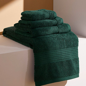 ชุดผ้าขนหนูโรงแรมพรีเมียม 100% ผ้าฝ้ายย้อมเส้นด้ายแบบ Zero Twist เนื้อนุ่ม ลาย Jacquard สำหรับสปาและอาบน้ำ - Product Image 2