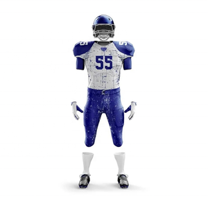 Camisetas de fútbol americano personalizadas sublimadas de nueva calidad al por mayor, camisetas deportivas de equipo cosidas personalizadas, características transpirables - Product Image 4