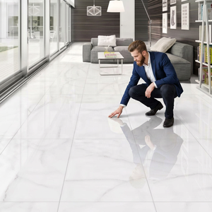 Oscar Grey 60x120 Porcelanato Carrelage de céramique brillant pour sol Carrelages en porcelaine de marbre blanc standard Carrelages de sol et de mur en céramique - Product Image 1