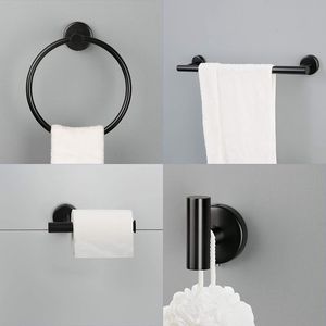 Set di 6 Portasciugamani da Bagno Moderni in Acciaio Inox, Montaggio a Parete con Finitura in Nichel per Hotel - Product Image 4
