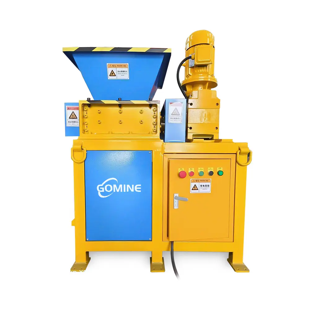 Hot Sale Shredding And Making Wool Pellets Double Shaft Mini Shredder Machine For Sale