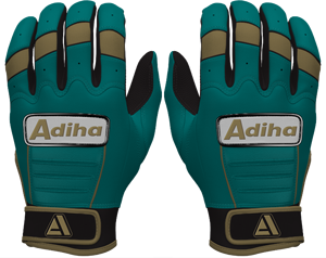 Gants de frappeur de baseball personnalisés à manchette courte, antidérapants, avec fermeture auto-agrippante, pour softball, vente en gros, haute qualité, fabriqués par Adiha Impex - Product Image 1