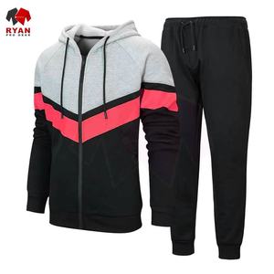 Chándal personalizado para hombre Ryan Pro Gear, transpirable, de color sólido, tallas grandes, con impresión o bordado de logotipo personalizado, venta al por mayor. - Product Image 1