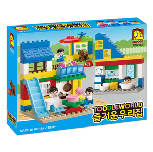 OXFORD Juego de Bloques de Construcción de Plástico ABS para Niños de 5 a 7 Años, Juguete Educativo de Construcción, Juego de Imitación, Hecho en Corea - Product Image 1