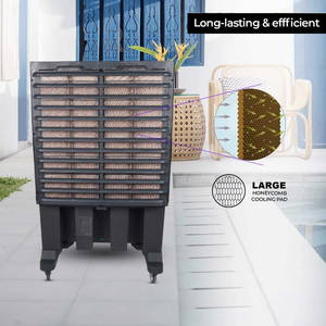 Refroidisseur d'air pour bureau Rambo Junior 75 LTR Refroidisseur d'air portable avec moteur écoénergétique et réglages de ventilateur multi-vitesses disponibles - Product Image 4