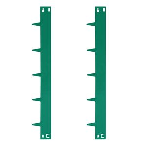 Confezione da 2 pollici con bordo per paesaggio in acciaio Corten resistente da 42 pollici con bordi da giardino in metallo con profondità di 8 pollici - Product Image 1